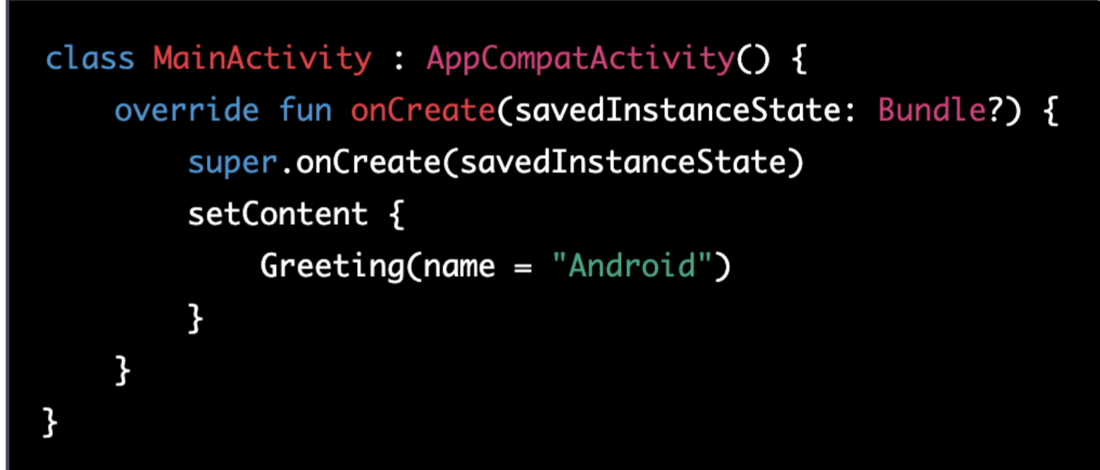 Jetpack Compose - Sample of a composite function