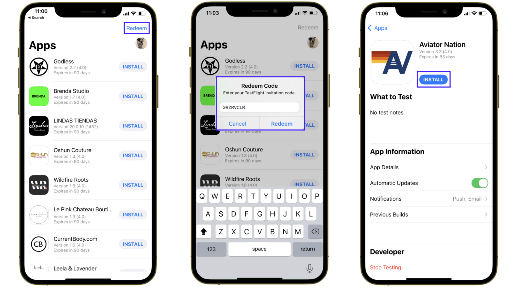 TestFlight - Developer toolbox for native Android and iOS app development